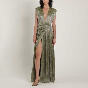 SABINA MUSAYEV
Savory Metallic Sleeveless Gown